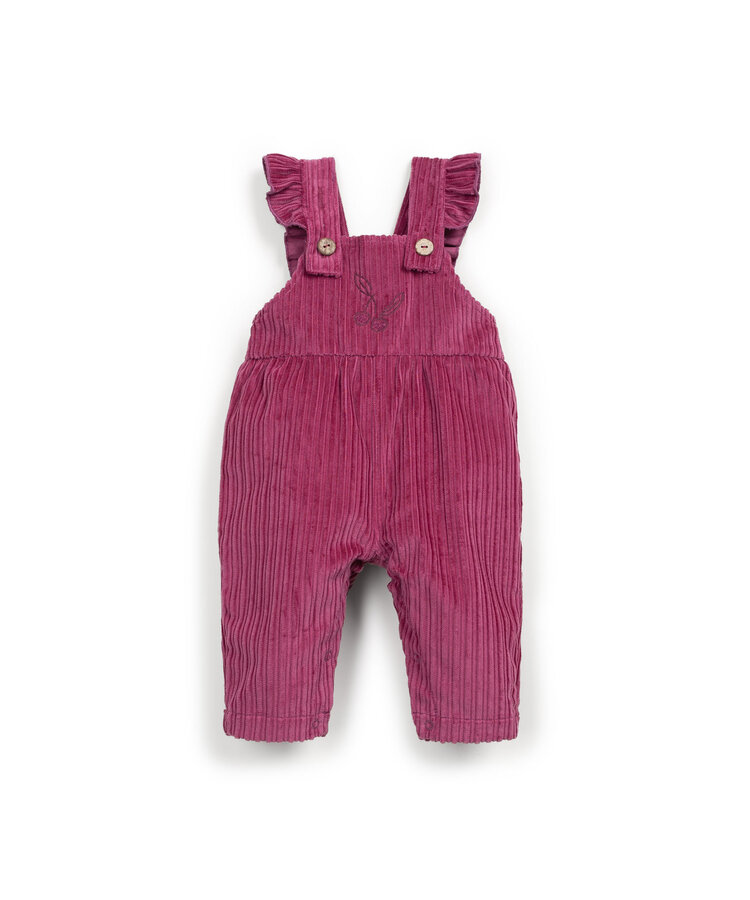 Play Up Corduroy Jumpsuit - Beetroot