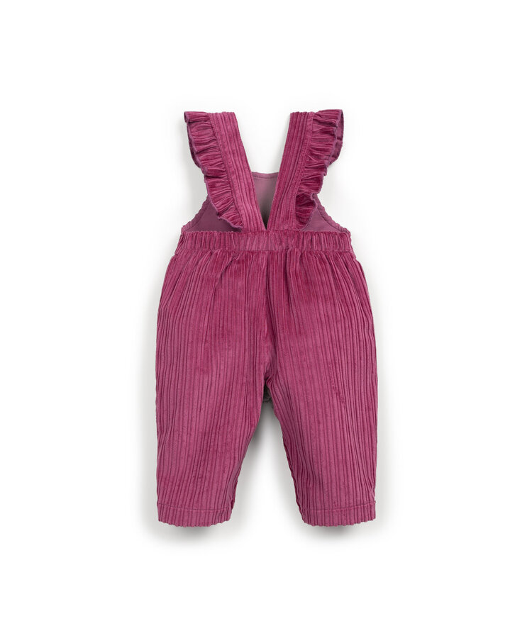 Play Up Corduroy Jumpsuit - Beetroot