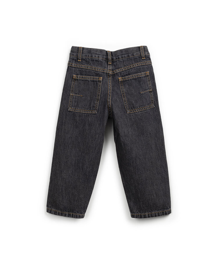 Play Up Denim Trousers - Grafite