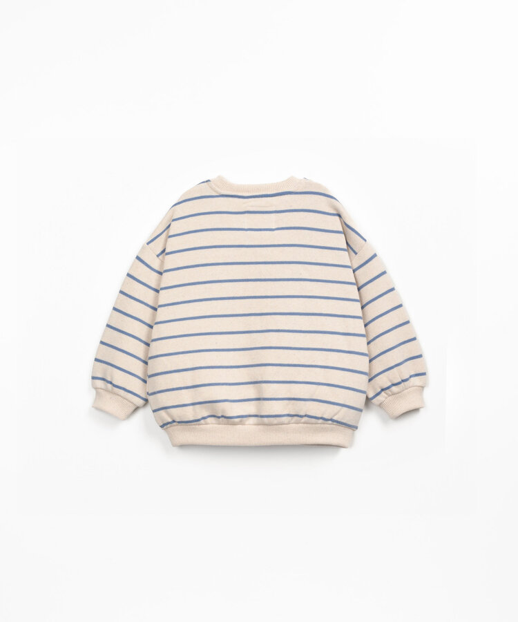 Play Up Striped Jersey Sweater - Watercolor