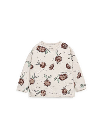 Play Up Printed Jersey LS T-shirt - Pencil