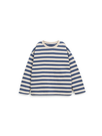 Play Up Striped Jersey LS T-shirt - Mirtilo