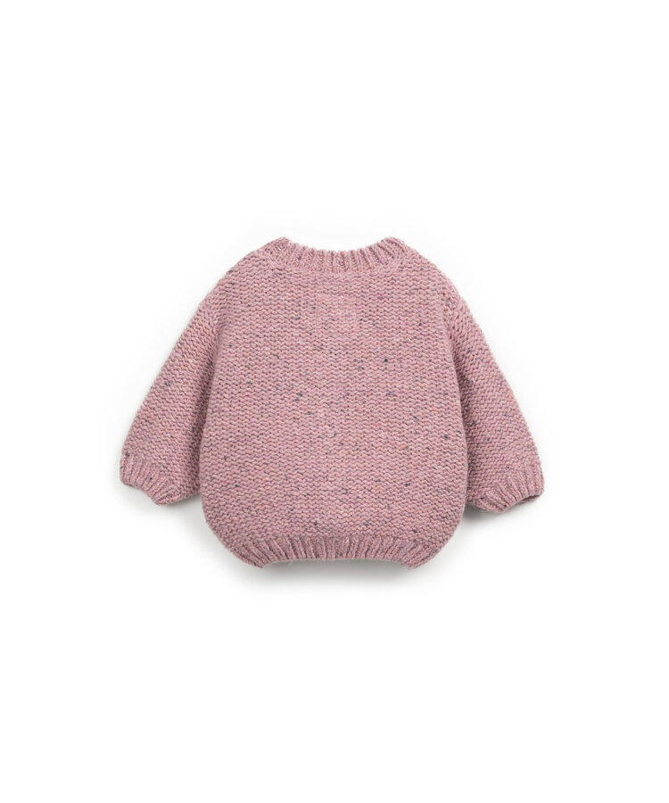 Play Up Knitted Cardigan - Rose