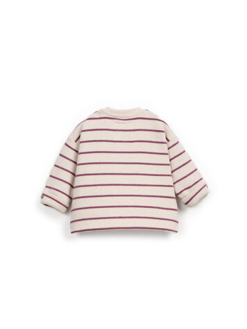 Play Up Striped Jersey Sweater - Amora