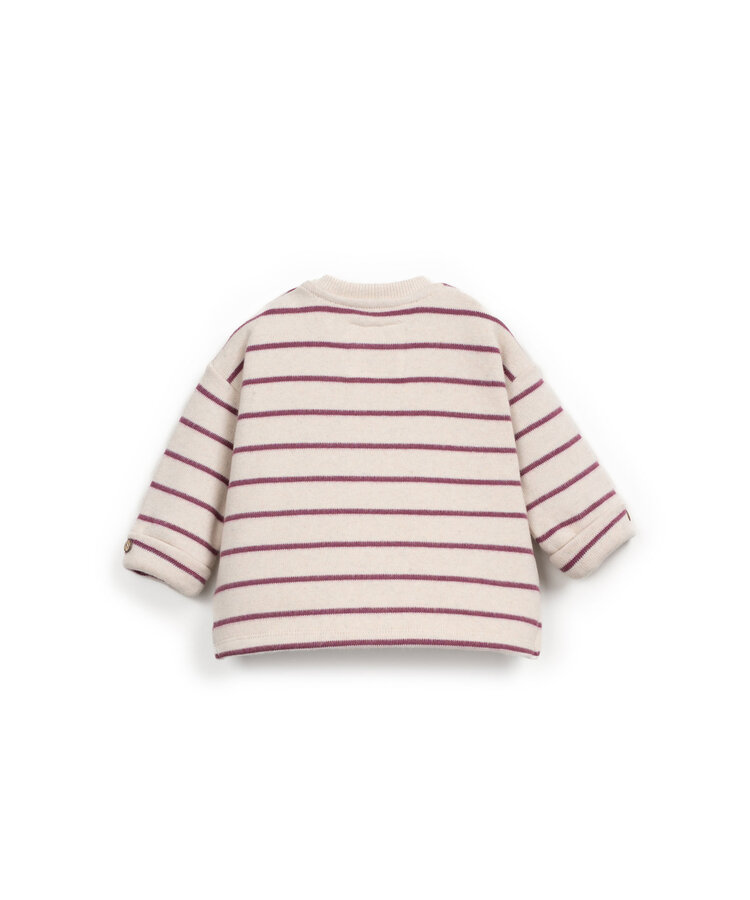 Play Up Striped Jersey Sweater - Amora