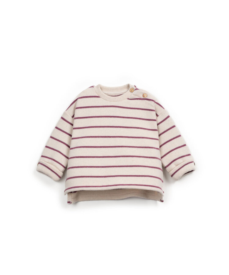 Play Up Striped Jersey Sweater - Amora