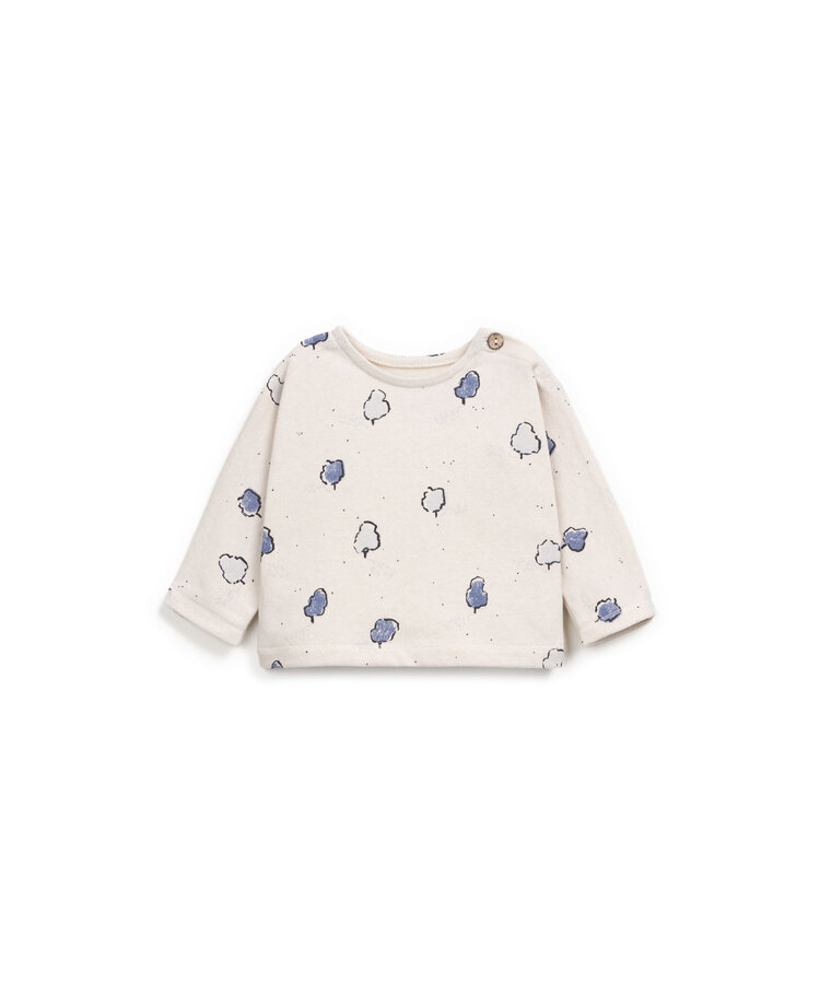Play Up Printed Jersey LS T-shirt - Pencil Arvores