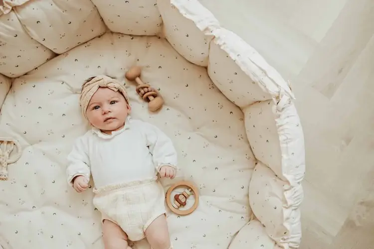 Play&Go Bloom Organic babymat - Moon