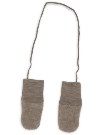 Engel Natur Baby Mittens - Walnut Mélange