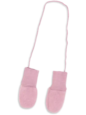 Engel Natur Baby Mittens - Rosewood Mélange