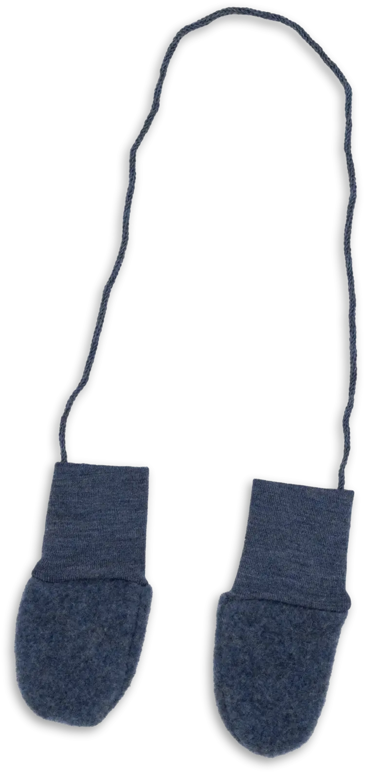 Engel Natur Baby Mittens - Blue Mélange