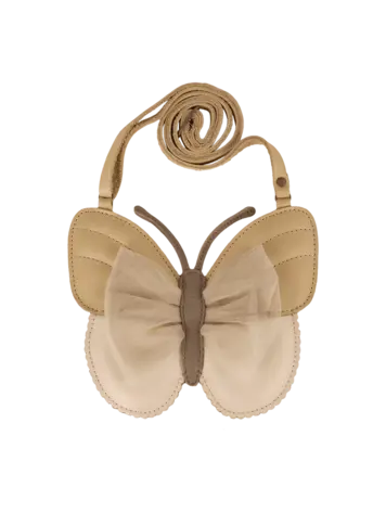 Donsje Amsterdam Qalja Purse Vlinder - Gold Metallic Nubuck