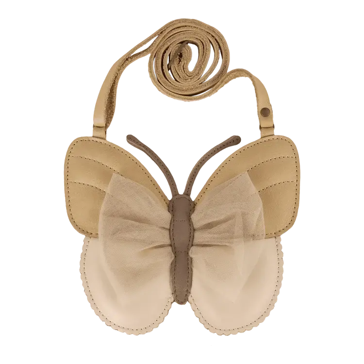 Donsje Amsterdam Qalja Purse Vlinder - Gold Metallic Nubuck