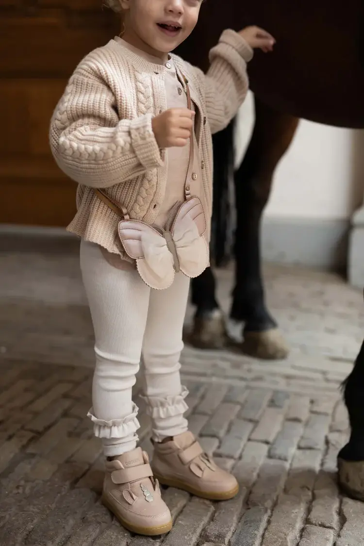 Donsje Amsterdam Qalja Purse Vlinder - Clay Metallic Leather