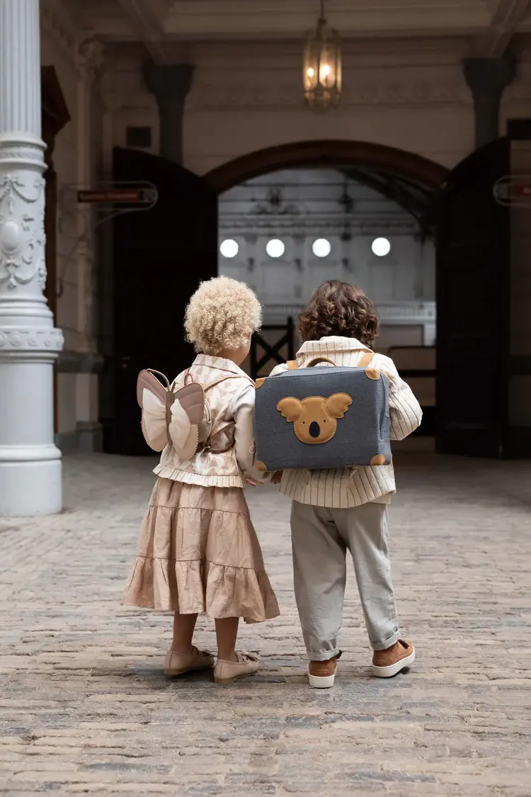 Donsje Amsterdam Paaki Backpack Koala - Truffle Nubuck
