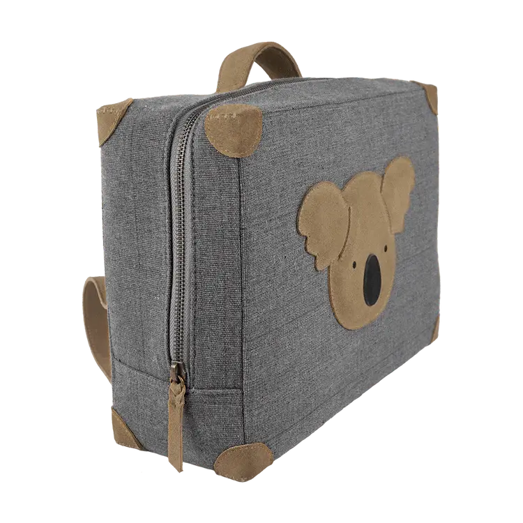 Donsje Amsterdam Paaki Backpack Koala - Truffle Nubuck