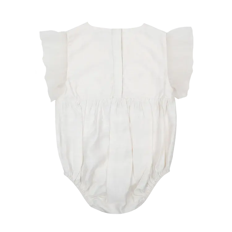Donsje Amsterdam Vailen Playsuit Vlinder - Warm White