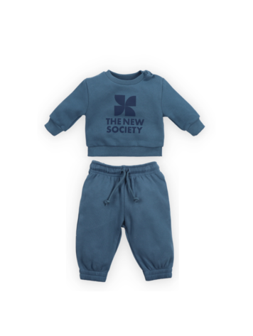 The New Society TNS Logo Baby Sweatshirt + Jogging  - Void Blue