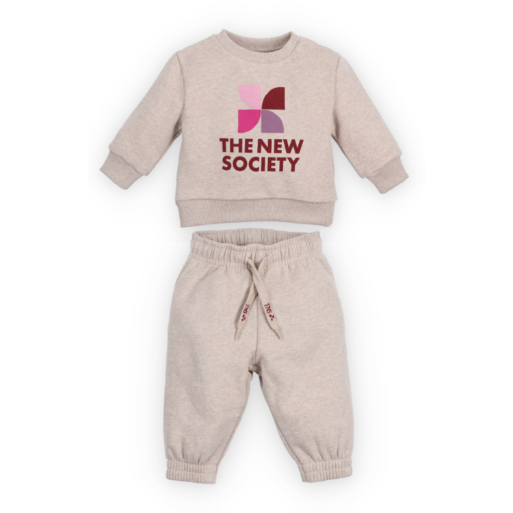 The New Society TNS Logo Baby Sweatshirt + Jogging - Moonlight Vigore