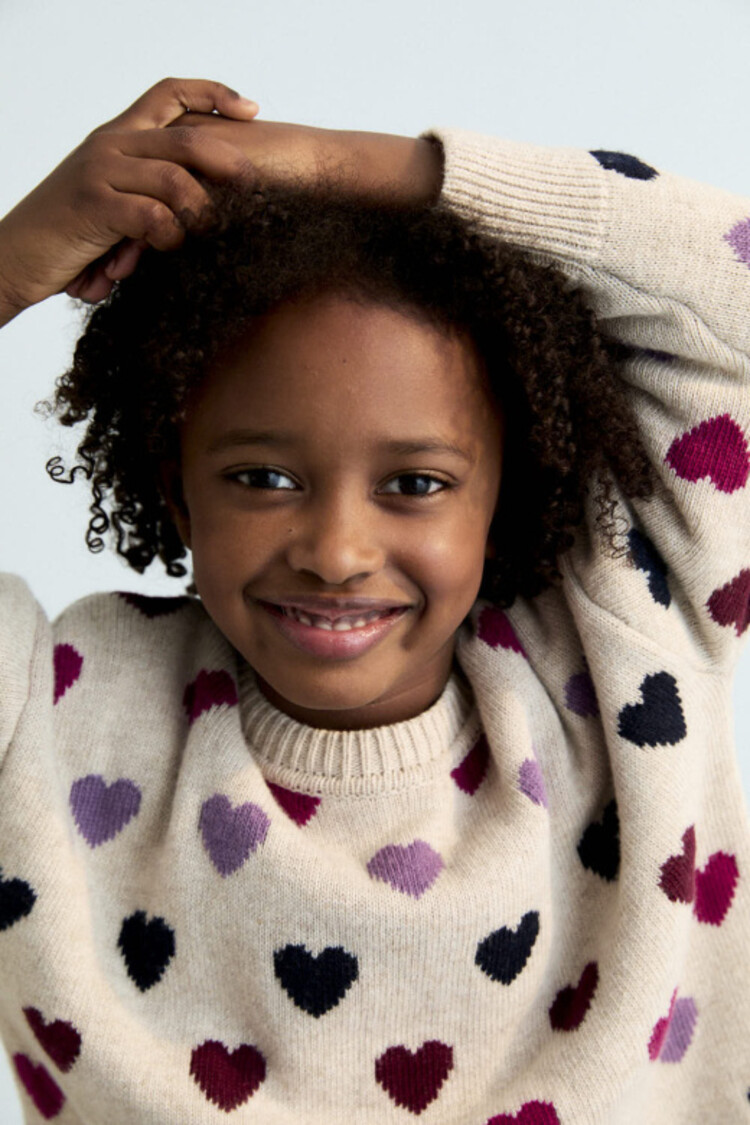 The New Society Cora Jumper - Hearts