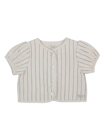 Donsje Amsterdam Milenna Jacket - Soft Sand/Blue Striped