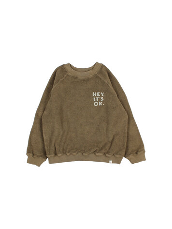 Buho Terry Sweatshirt - Kaki