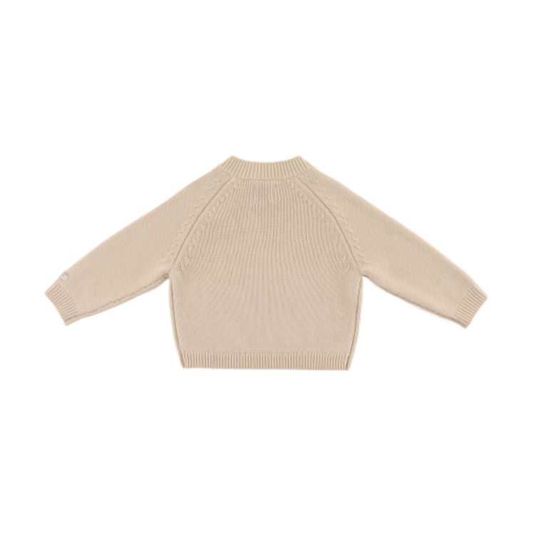 Donsje Amsterdam Sibbe Merino Wool Sweater Unicorn - Soft Sand