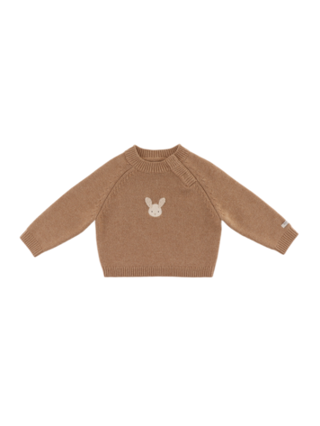Donsje Amsterdam Sibbe Merino Wool Sweater Fluffy Bunny - Hazelnut