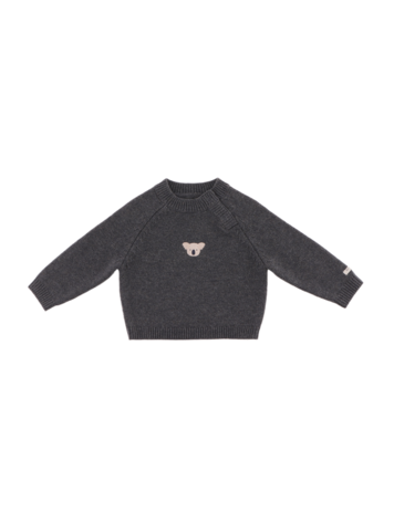 Donsje Amsterdam Sibbe Merino Wool Sweater Koala - Cloudy Grey