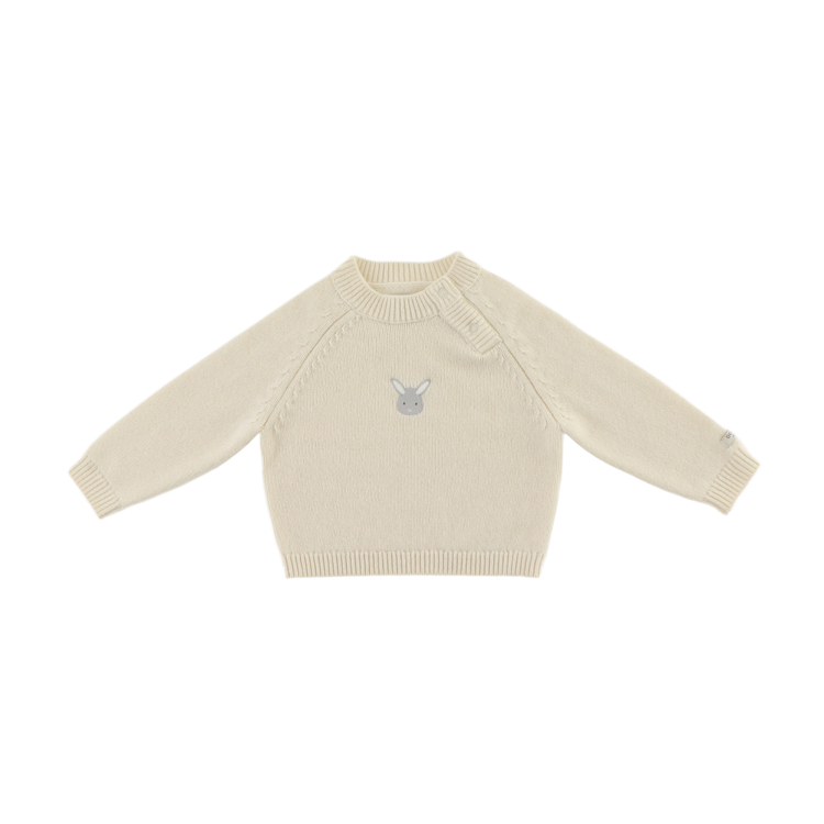 Donsje Amsterdam Sibbe Merino Wool Sweater Bunny - Off-white
