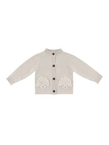 Donsje Amsterdam Dieck Cardigan Lammies - White Sand