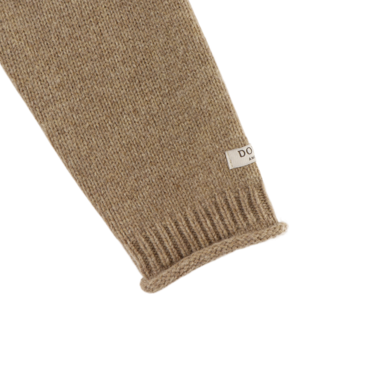 Donsje Amsterdam Brittan Merino Wool Cardigan Bear - Milk Chocolate