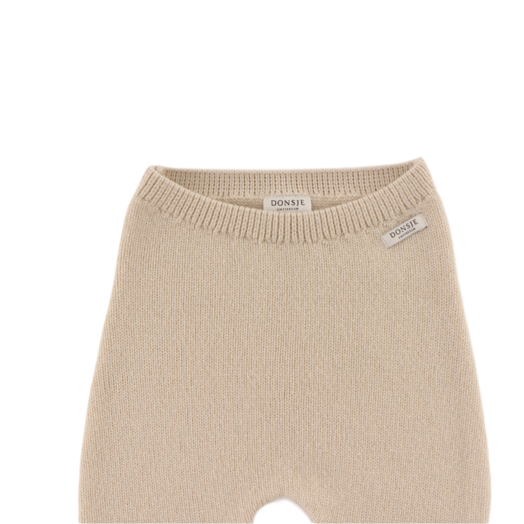Donsje Amsterdam Matsie Merino Wool Leggings Bunny - Soft Sand
