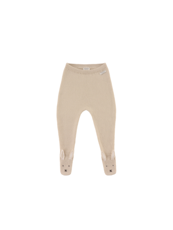Donsje Amsterdam Matsie Merino Wool Leggings Bunny - Soft Sand
