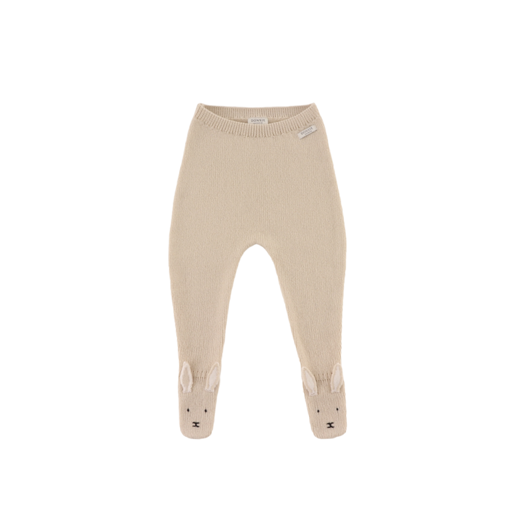 Donsje Amsterdam Matsie Merino Wool Leggings Bunny - Soft Sand