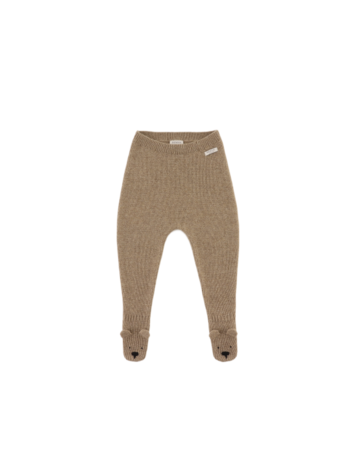 Donsje Amsterdam Matsie Merino Wool Leggings Bear - Milk Chocolate