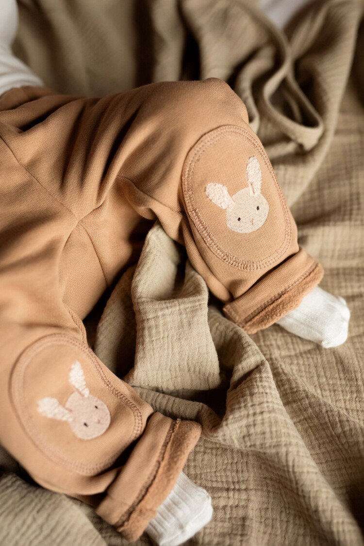 Donsje Amsterdam Joek Trousers Fluffy Bunnies - Hazelnut