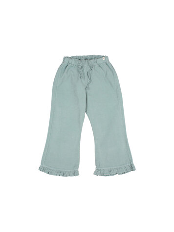 Buho Soft Velour Girly Pants - Alpine Green