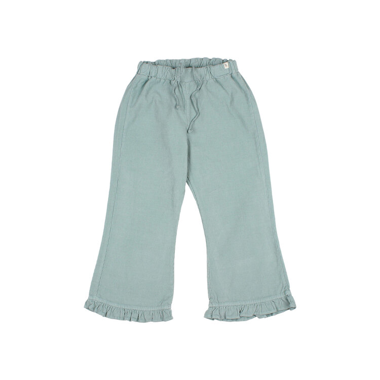 Buho Soft Velour Girly Pants - Alpine Green