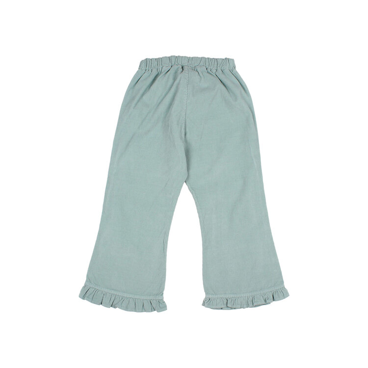 Buho Soft Velour Girly Pants - Alpine Green