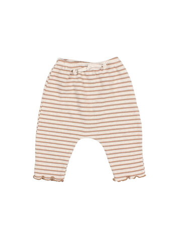 Buho Soft Jersey Stripes Pants - Ivory