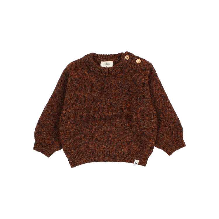 Buho Melange Jumper - Brownie