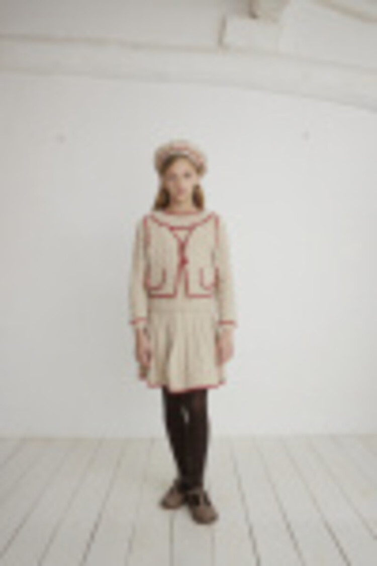 Bebe Organic Sienna Vest - Natural Knit