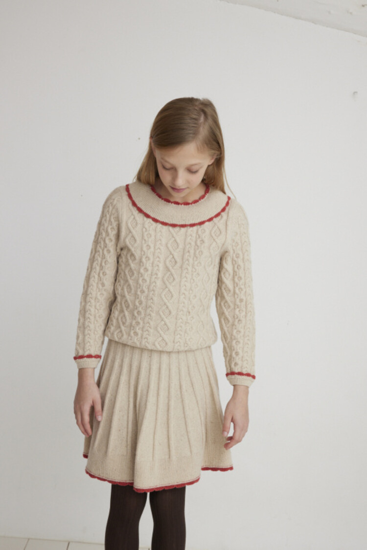 Bebe Organic Sienna Sweater - Natural Knit