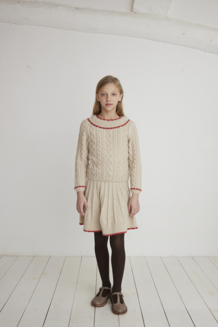 Bebe Organic Sienna Sweater - Natural Knit