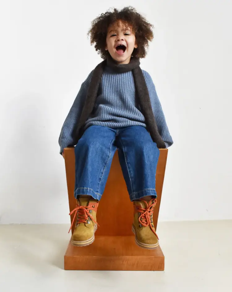 Du Loua Boots Du Louen - Moss/Faded Red