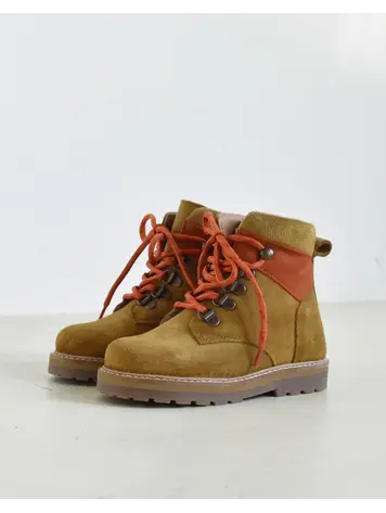 Du Loua Boots Du Louen - Moss/Faded Red