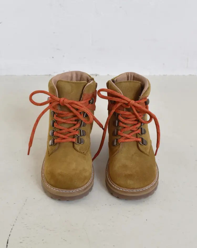 Du Loua Boots Du Louen - Moss/Faded Red