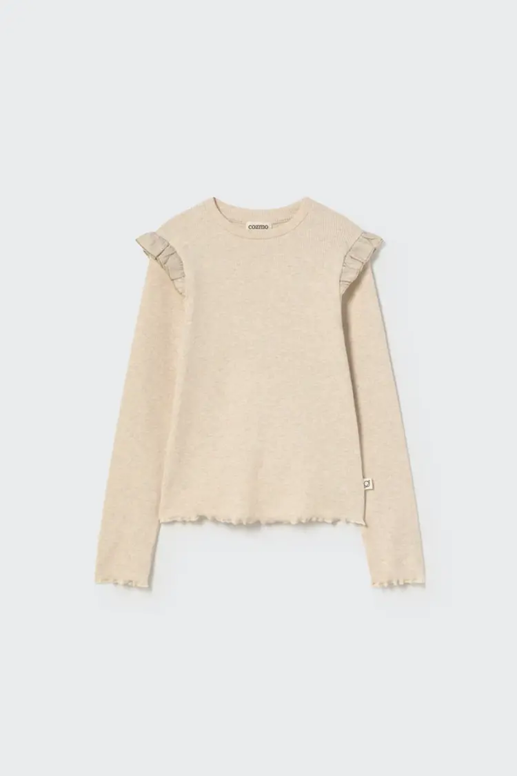 COZMO Aruba Rib Sweater - Stone