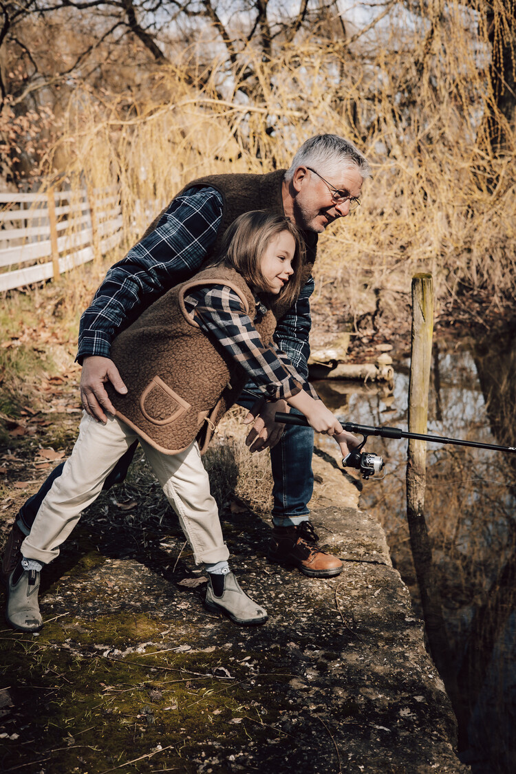 Alwero Bodywarmer Alpen Junior - Bark